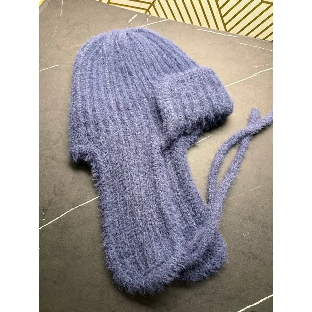 Free People Timber Fizzy Knit Trapper Hat